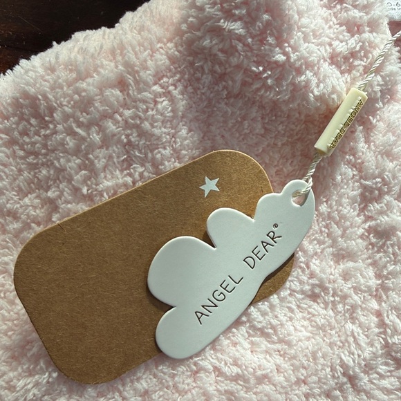 Angel Dear Pink Fuzzy Zip-Up Hoodie ( Size 0-6 mos) - Picture 3 of 4